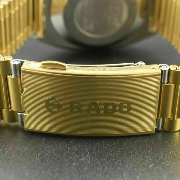 Rado DiaStar Automatic 36 MM Gold Plated Diamond Men's Wristwatch - Picture 6 of 6